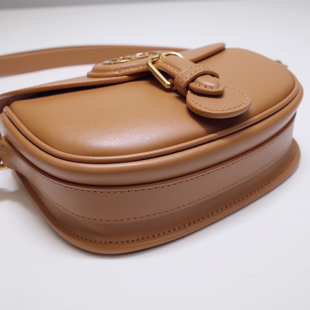 Mini Dior Bobby Bag Caramel Box Calfskin